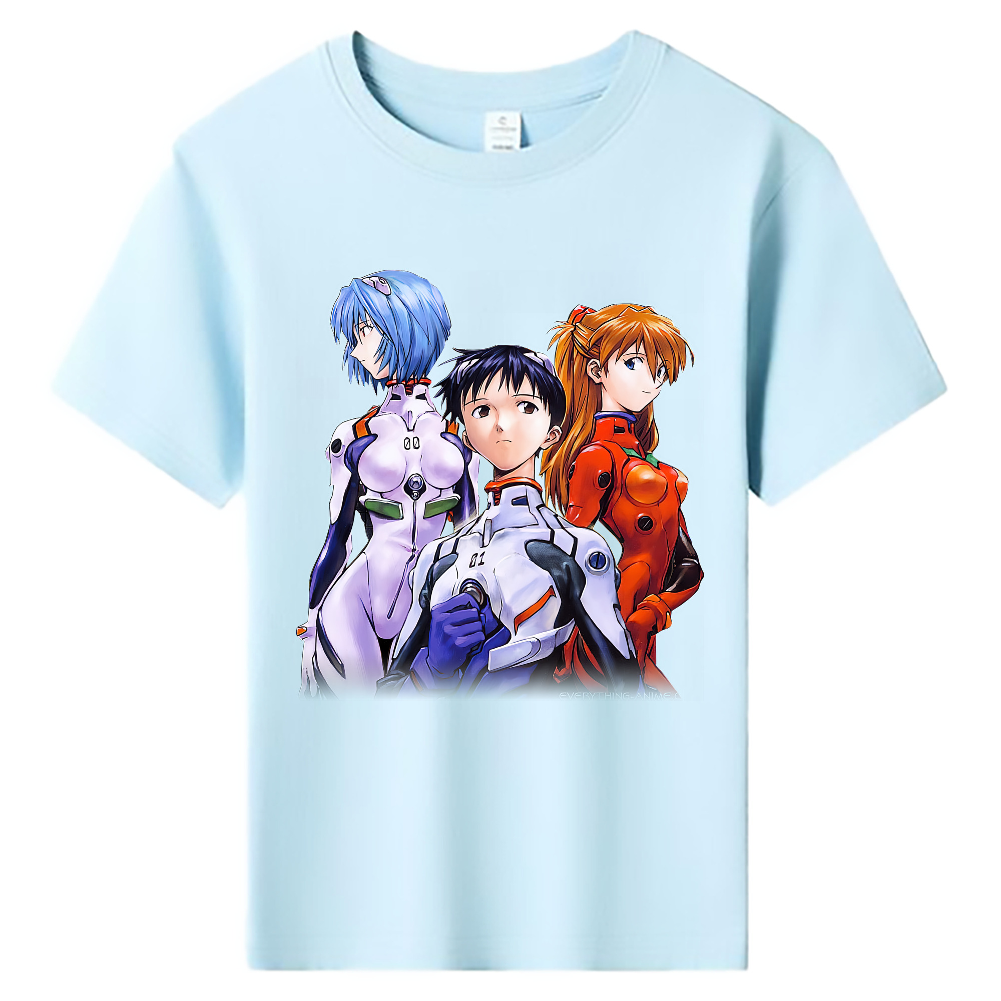（画像用） EVA 新世紀エヴァンゲリオン 綿100％キッズTシャツ（フロントプリント）